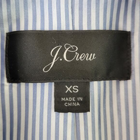 J Crew Schoolboy Jacket Blazer Navy Two Button Notch Lapel Classic K2899 - Picture 4 of 6